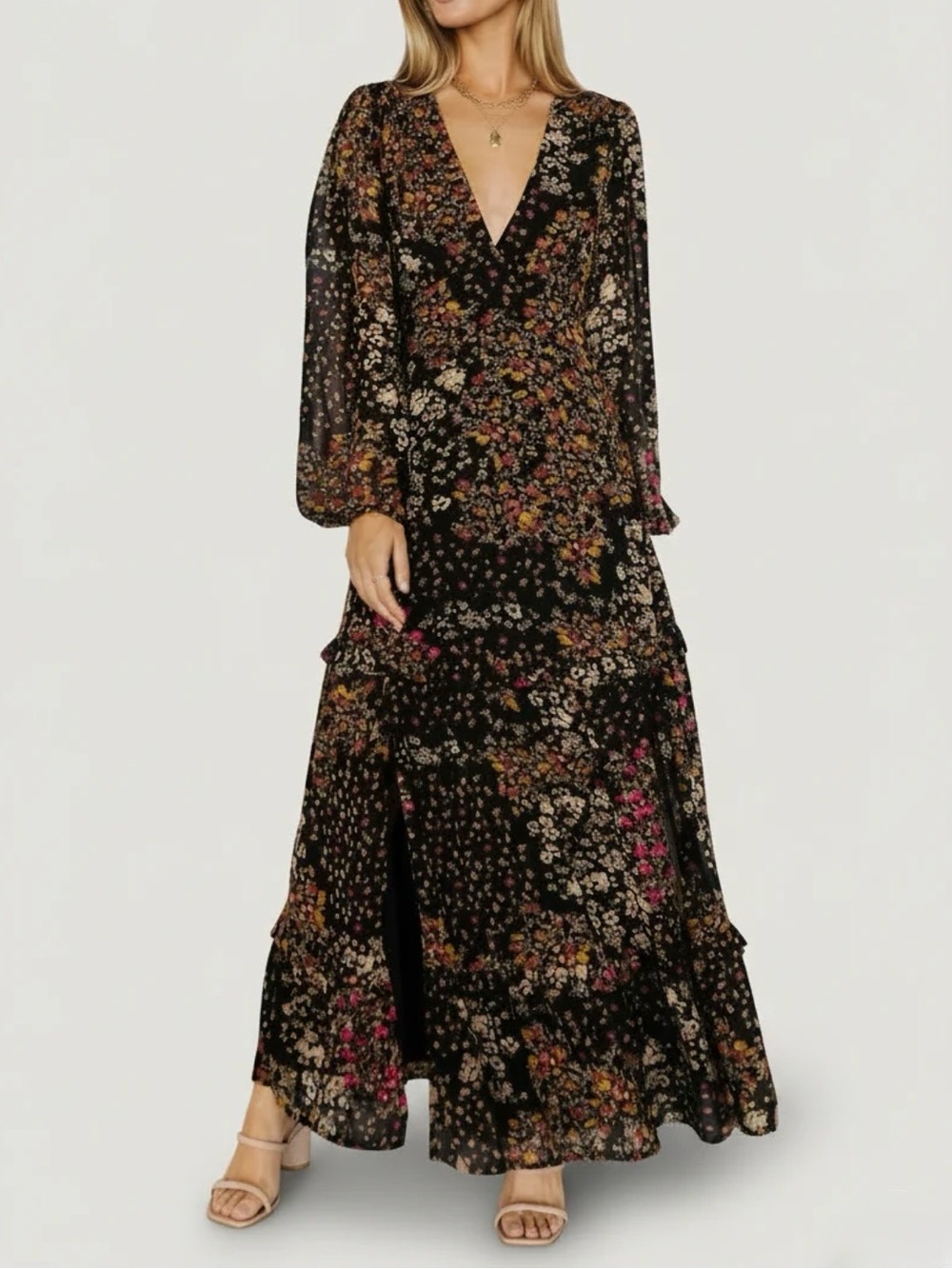 Baltic Born Bowman Floral Maxi Dress Size XL New - Picture 6 of 16